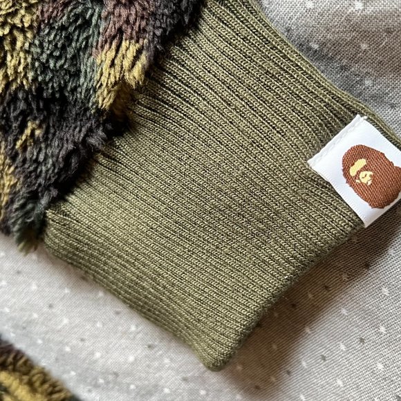 A Bathing Ape - 1st Camo Boa Wide Full Zip Hoodie Mens Style - Picture 11 of 16